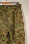 1940s, WWII, USMC, P-44, Frogskin Camouflage, HBT Pants, Used