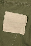 1967 Contract, M-L, Non-Ripstop, 3rd Model Jungle Fatigue Jacket, Faded, Used