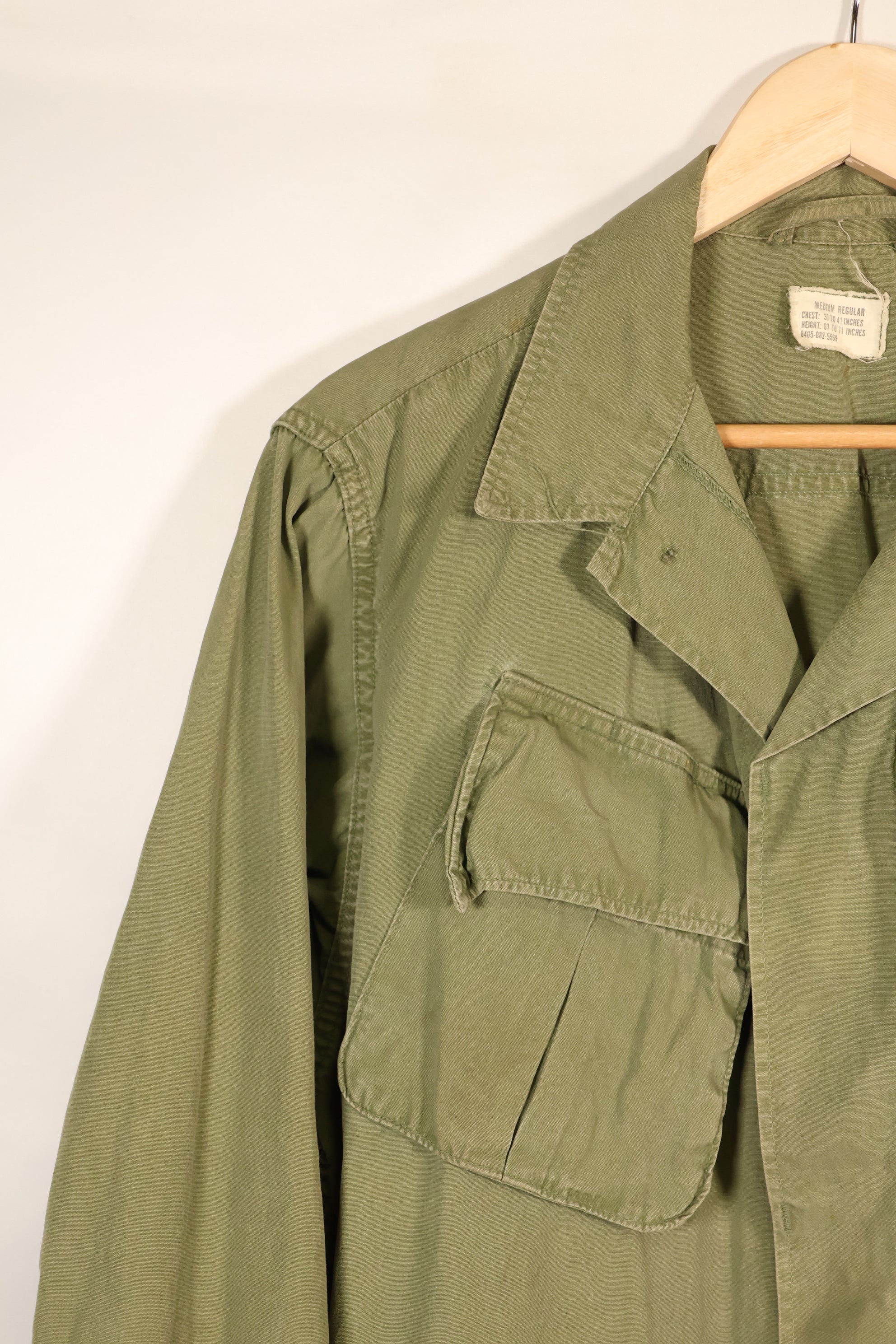 1967 Contract M-R 3rd Model Jungle Fatigue Jacket—Some Fading—Used