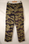 Mid-1960s Okinawa Tiger US-cut tiger-striped pants, minimal fading, used