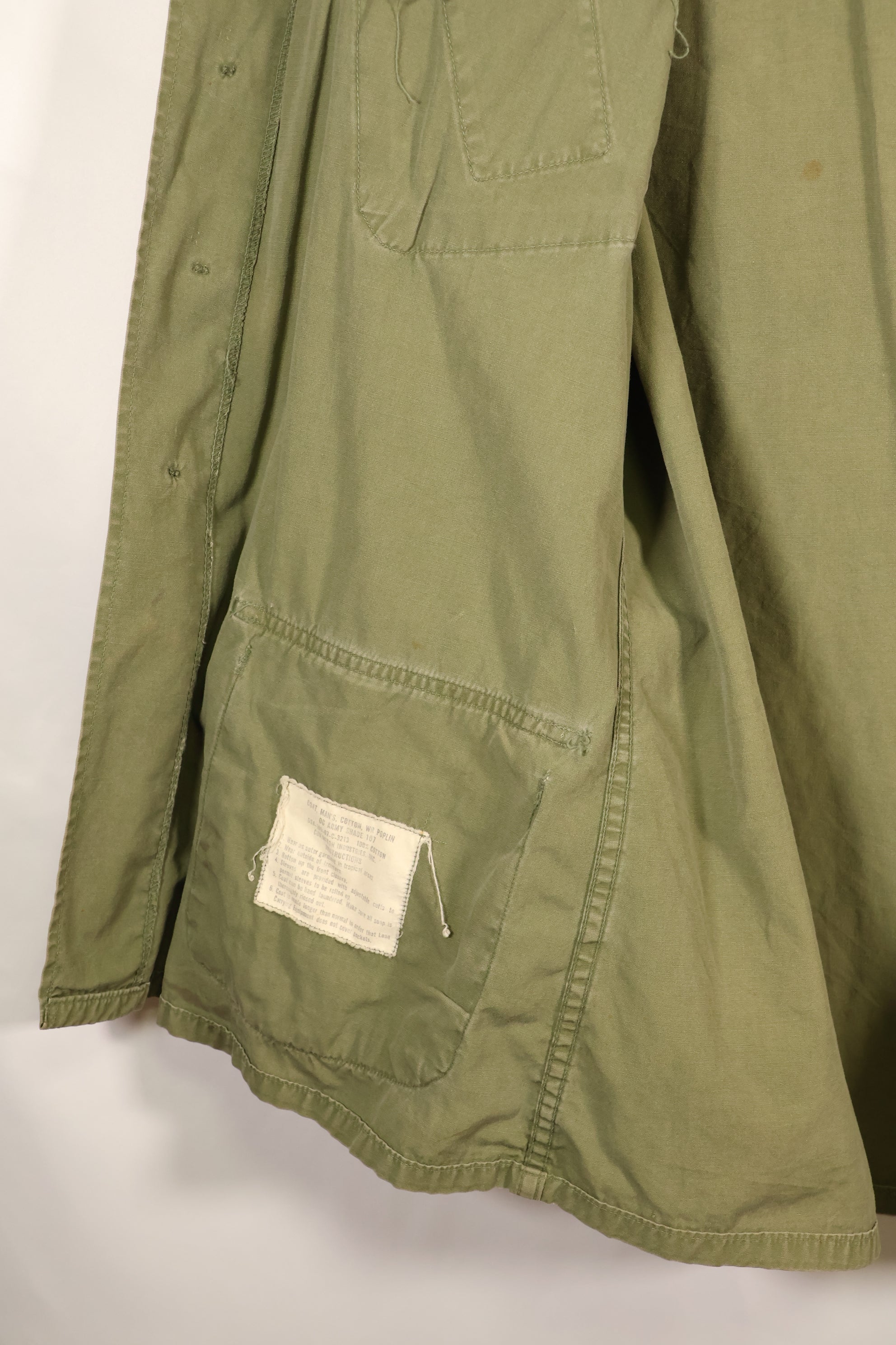 1967 Contract M-R 3rd Model Jungle Fatigue Jacket—Some Fading—Used