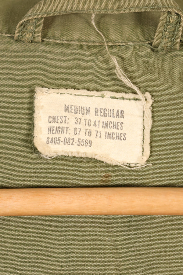 1967 Contract M-R 3rd Model Jungle Fatigue Jacket—Some Fading—Used