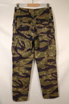 Mid-1960s Okinawa Tiger US-cut tiger-striped pants, minimal fading, used