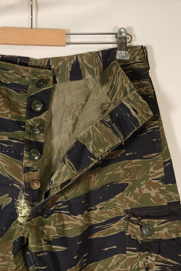 1960年代中頃　A-L　シルバータイガーパターン　Asian カット　パンツ　補修あり　中古品