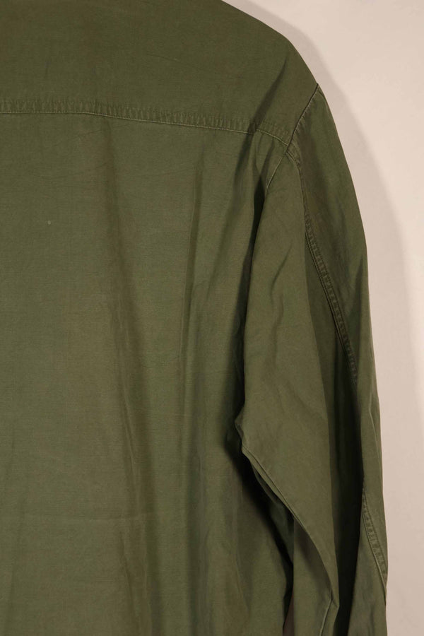 Real 3rd Model Jungle Fatigue Jacket, no size tag, stained, used.