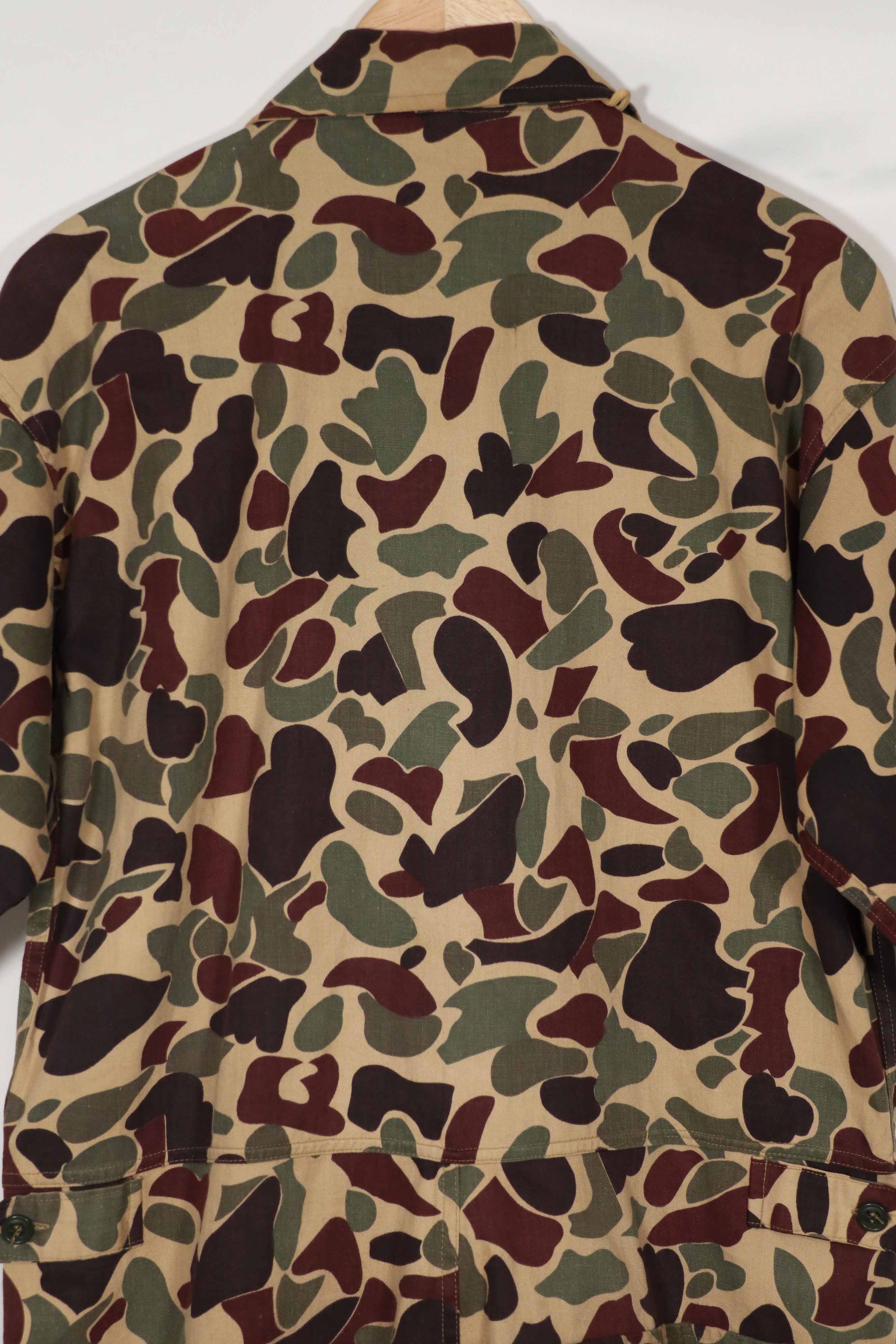 Real Japanese Beogum camouflage locally made duck hunter flight suit, almost unused.