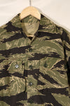 Mid-1960s US-L Okinawa Tiger Pattern Tiger Stripe US-Cut Shirt, Used