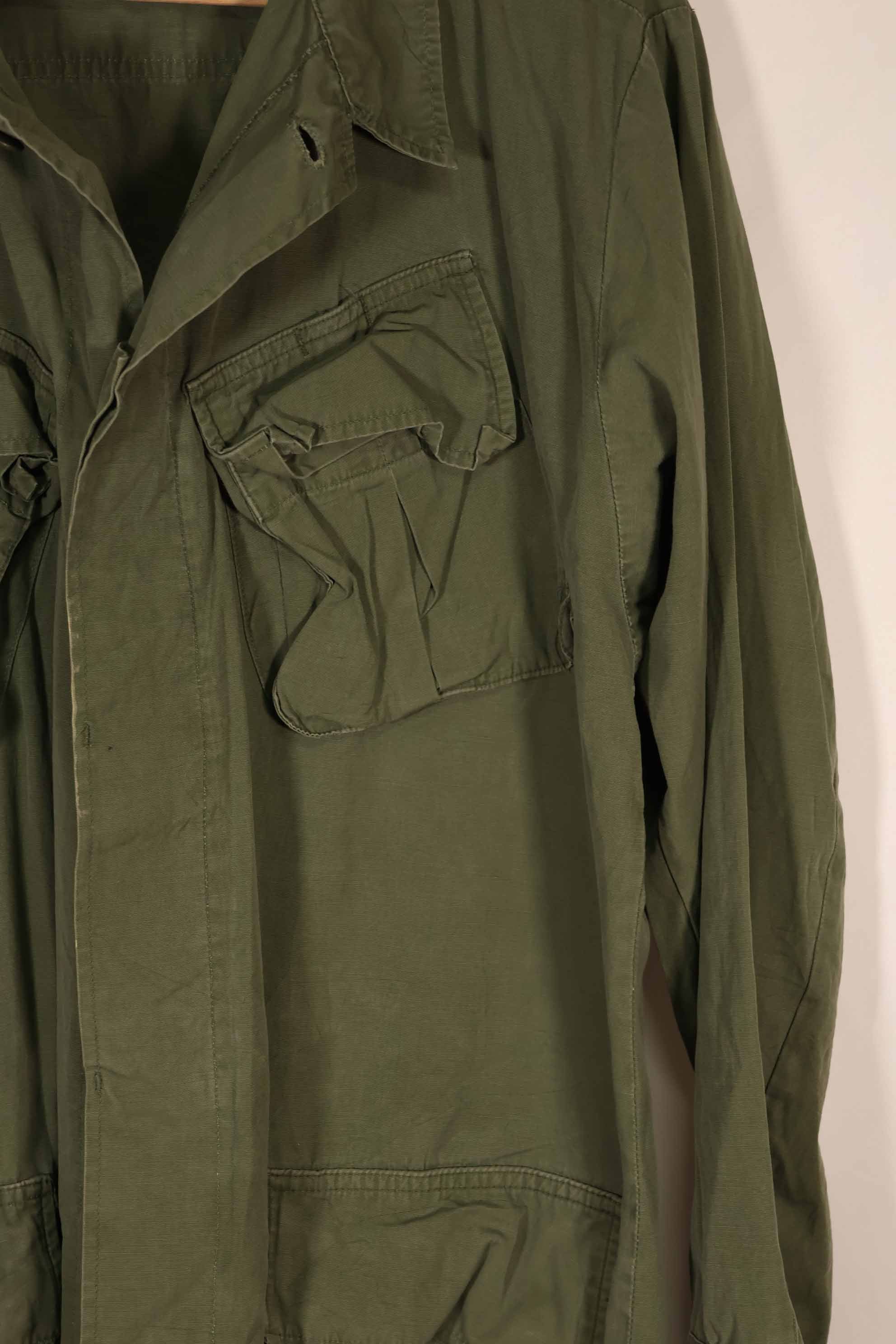 Real 1967 3rd Model Jungle Fatigue Jacket, L-R, large, used.