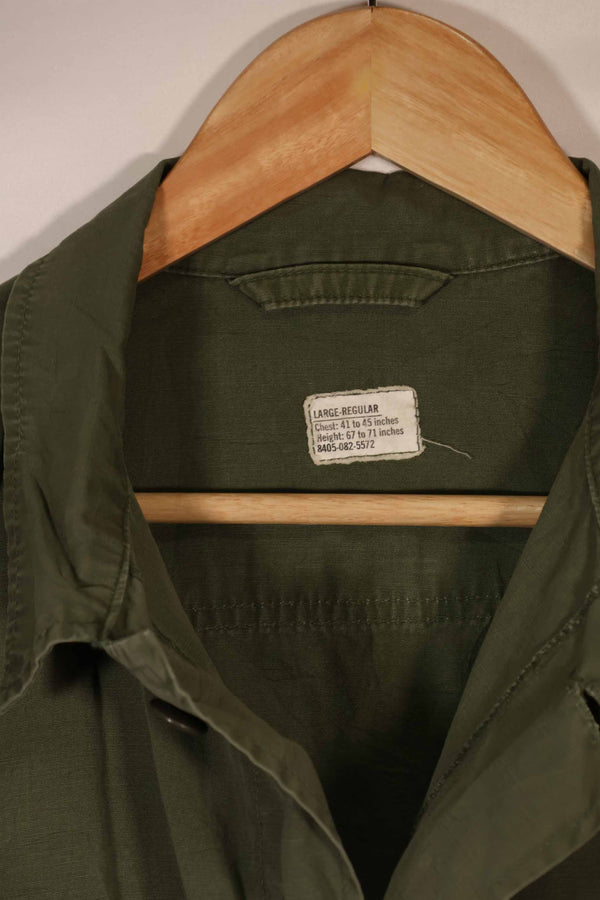 Real 1967 3rd Model Jungle Fatigue Jacket, L-R, large, used.