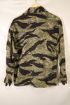 Mid-1960s US-L Okinawa Tiger Pattern Tiger Stripe US-Cut Shirt, Used