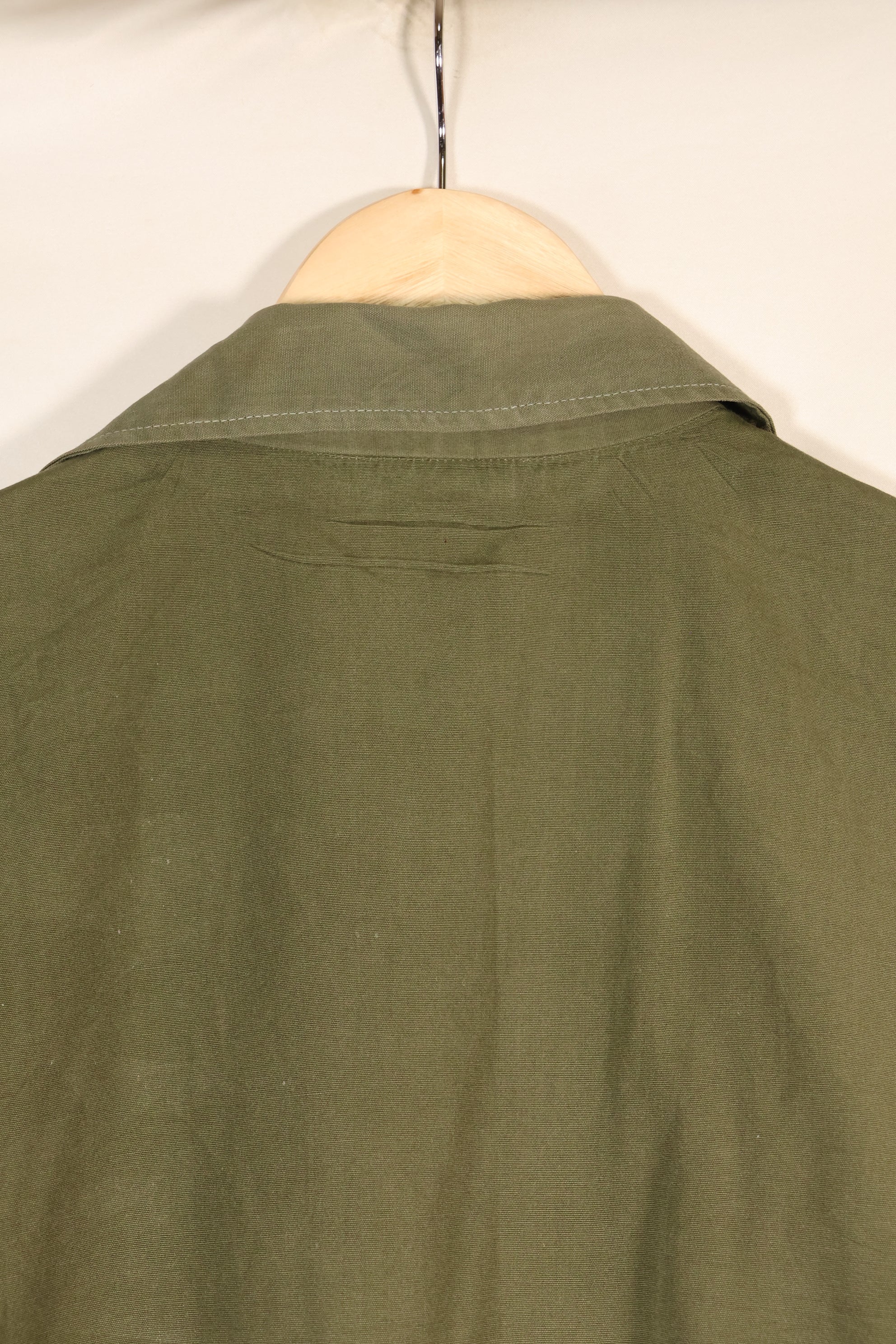 Late 1960s | LARGE | PX Item | Privately Sourced | OG-107 | Utility Shirt | Navy Advisor Replica | Used