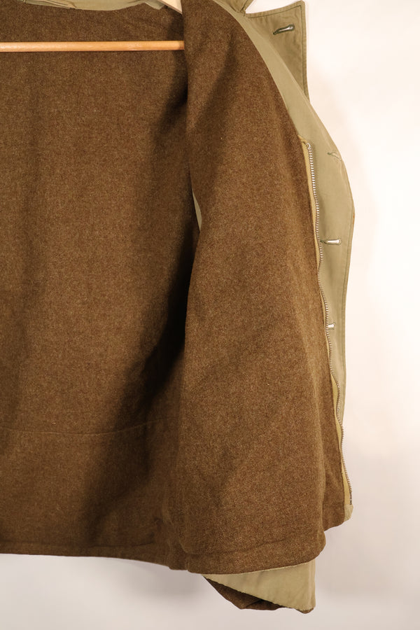 Early 1940s, around 42 to 44 U.S. Army M-1941 Field Jacket, Wool Lining, Used