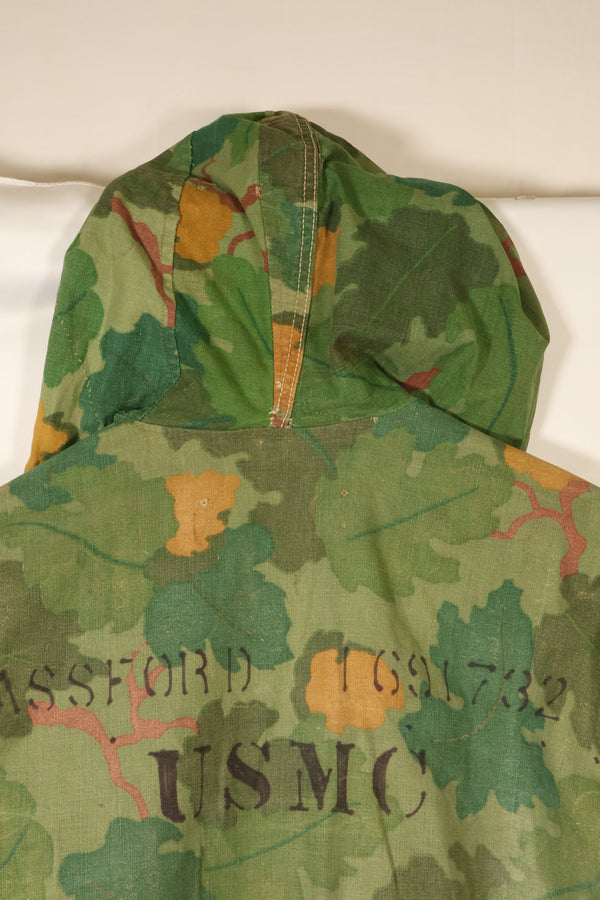1960年代後半〜70年代　USMC　個人調達品　ミッチェルパターン　フード付フィールドジャケット　中古品