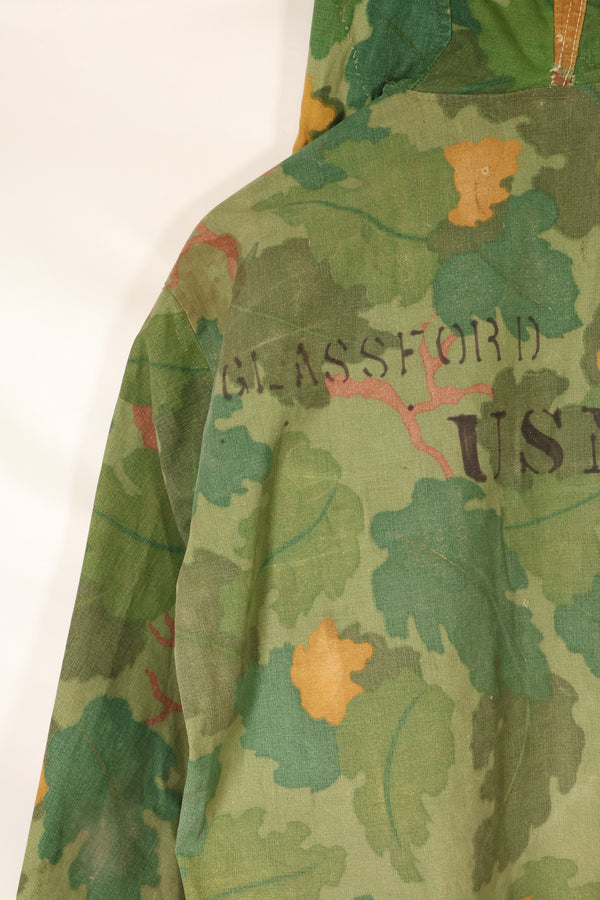 1960年代後半〜70年代　USMC　個人調達品　ミッチェルパターン　フード付フィールドジャケット　中古品