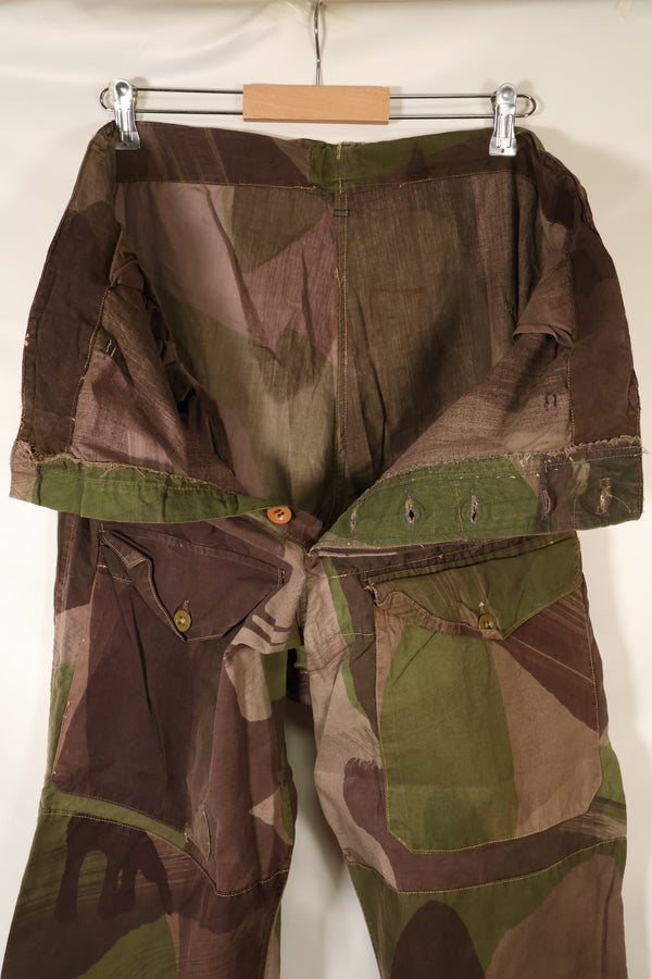 1940s, WWII, British SAS, Windproof Camouflage, Camouflage Pants, Customized, Used