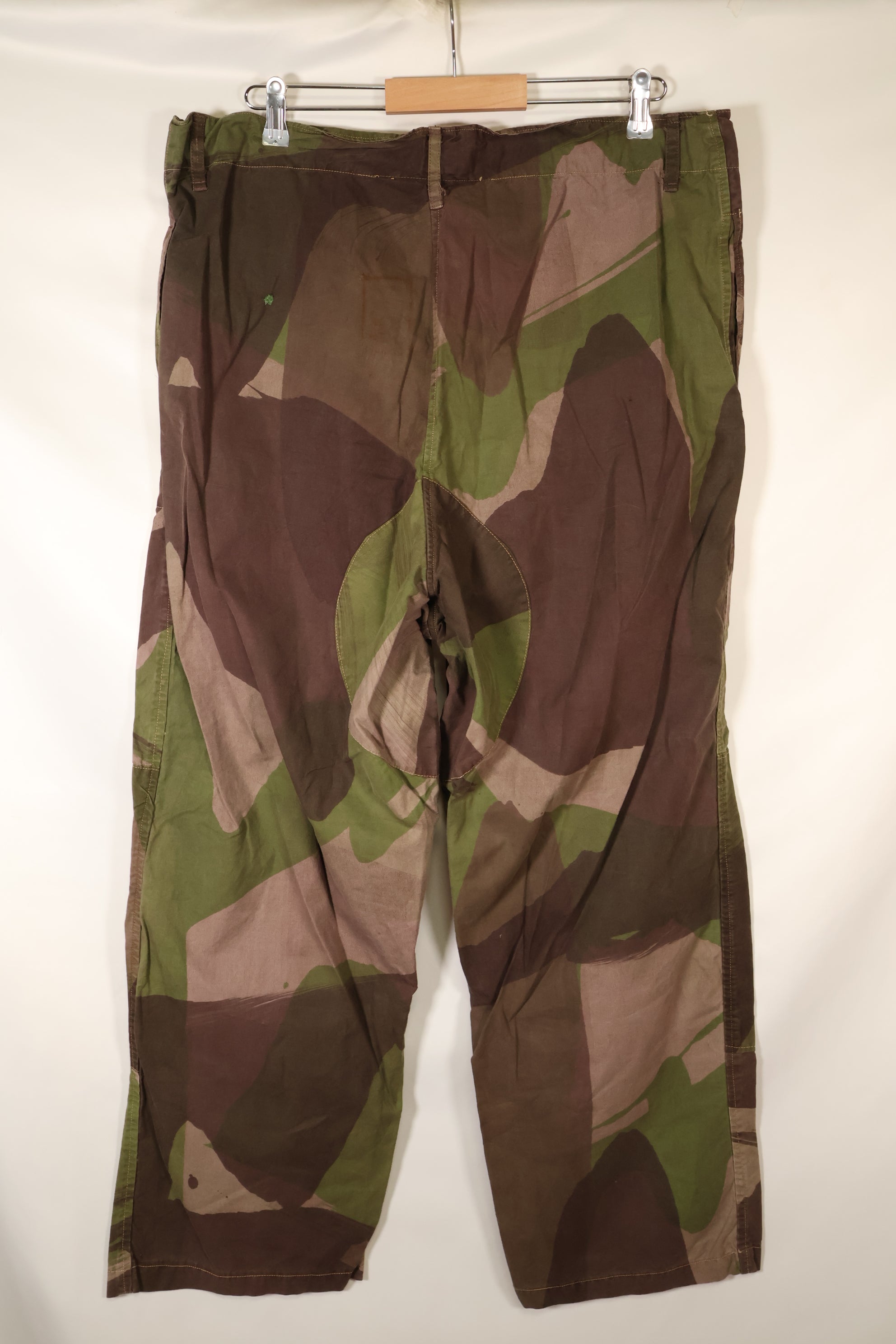1940s, WWII, British SAS, Windproof Camouflage, Camouflage Pants, Customized, Used