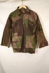 1940s, WWII, British Army, Windproof Camouflage Smock, Modified, Indochina War Replica, Post-war modifications, Used