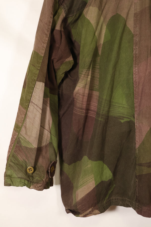 1940s, WWII, British Army, Windproof Camouflage Smock, Modified, Indochina War Replica, Post-war modifications, Used