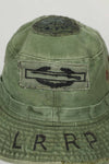 Real Locally Made OD Boonie 9th Infantry Divition LRRP with Direct Embroidery & Sniper Patch Boonie Hat