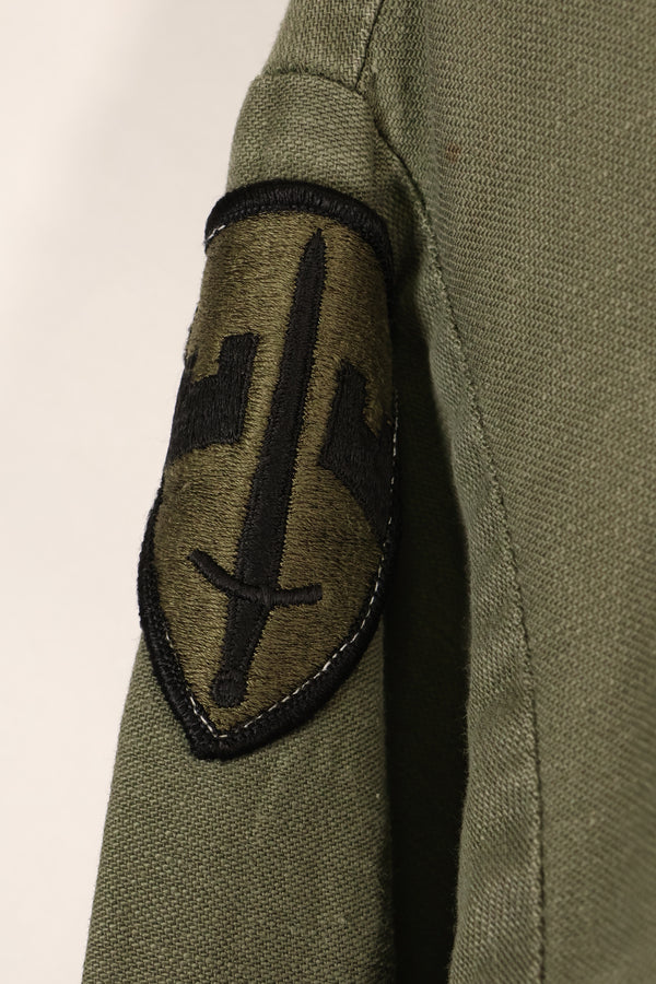 Late 1960s Contract Item, 16 1/2 x 32, OG-107, Utility Shirt with Patch, Used