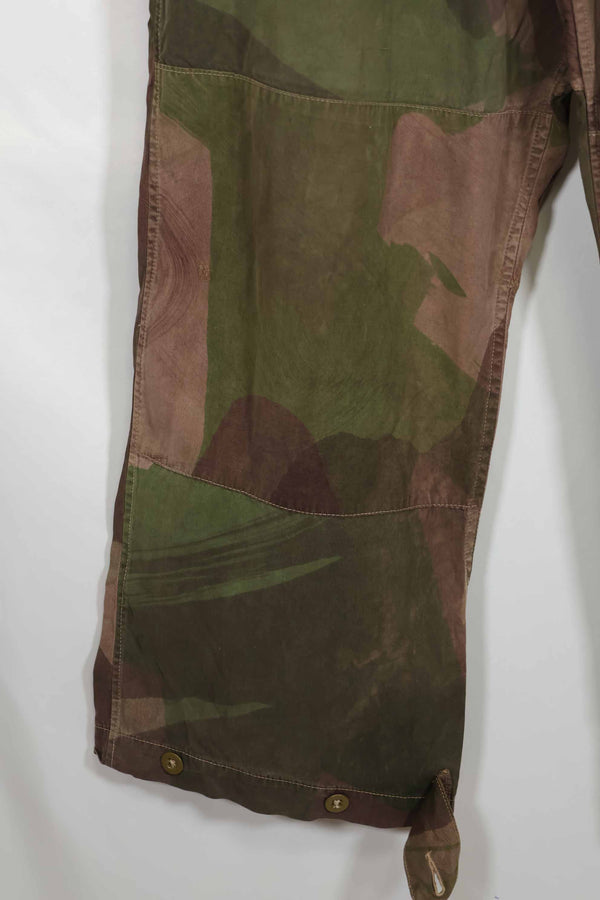 British Army SAS Trousers WINDPROOF Camouflage Pants Size No.1 Used B