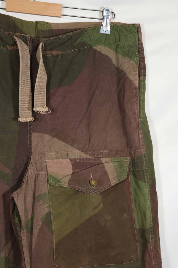 British Army SAS Trousers WINDPROOF Camouflage Pants Size No.1 Used B