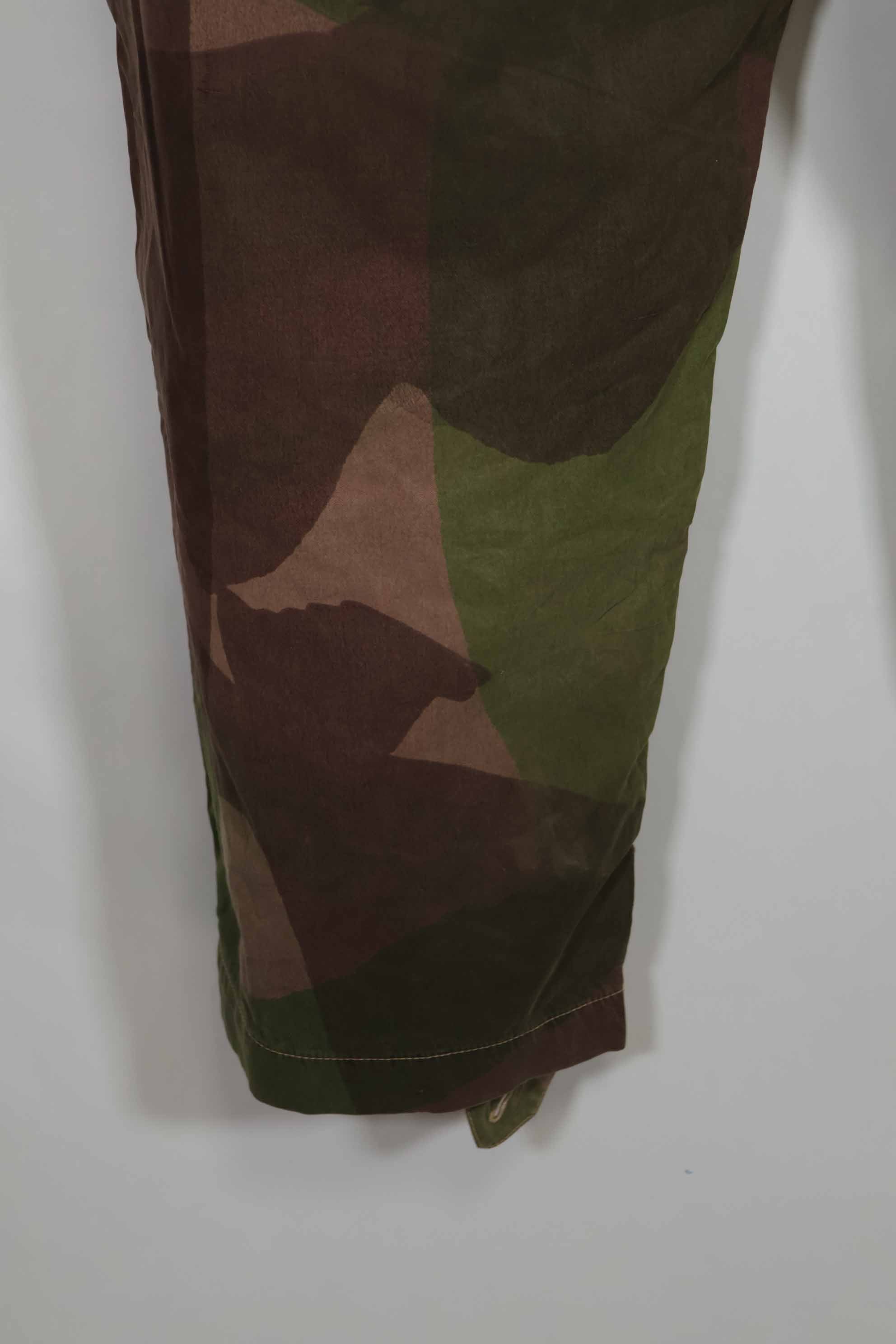 British Army SAS Trousers WINDPROOF Camouflage Pants Size No.1 Used B