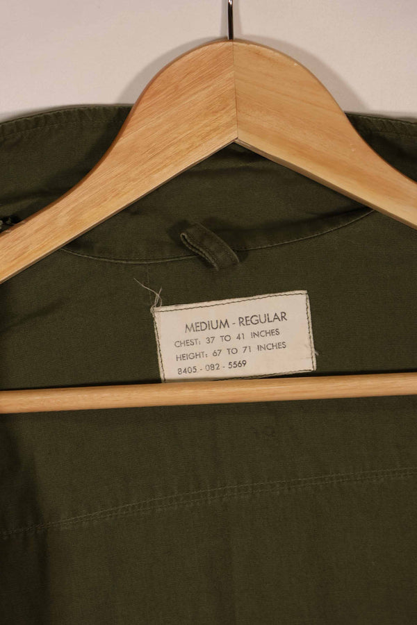 Real estimated 1966 3rd Model Jungle Fatigue Jacket, M-R, used.