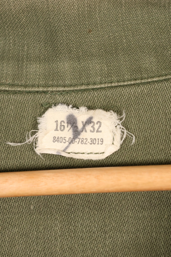 1975 Contract, 16 1/2 x 32, OG-107, Utility Shirt, With Added Patch, Used