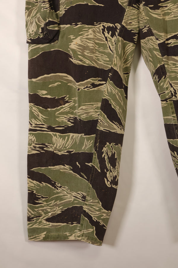 Mid-1960s, Okinawa Tiger Pattern, Asian Cut, Tiger-Stripe Pants, Secondhand