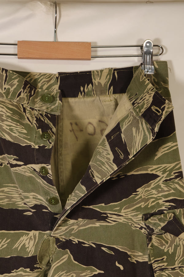 Mid-1960s, Okinawa Tiger Pattern, Asian Cut, Tiger-Stripe Pants, Secondhand