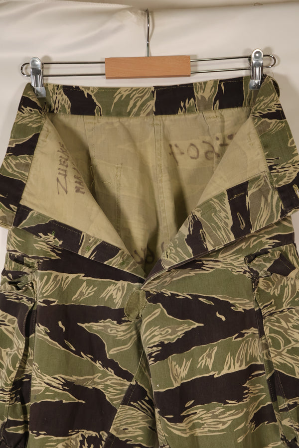 Mid-1960s, Okinawa Tiger Pattern, Asian Cut, Tiger-Stripe Pants, Secondhand