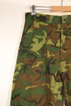 Late 1960s, Size 34–36, ERDL Leaf Camo, Non-Ripstop Fabric, Utility Cut Pants, Used