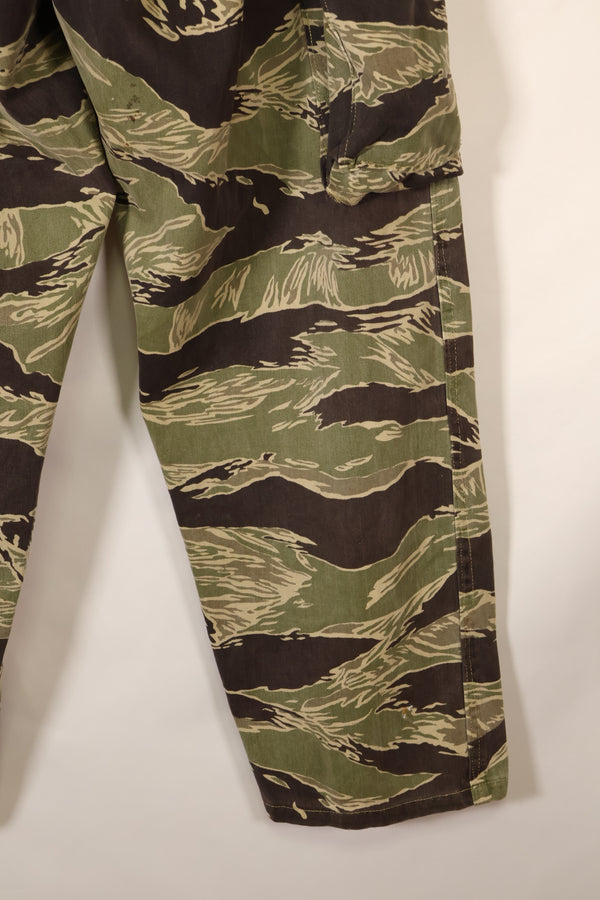 Mid-1960s, Okinawa Tiger Pattern, Asian Cut, Tiger-Stripe Pants, Secondhand