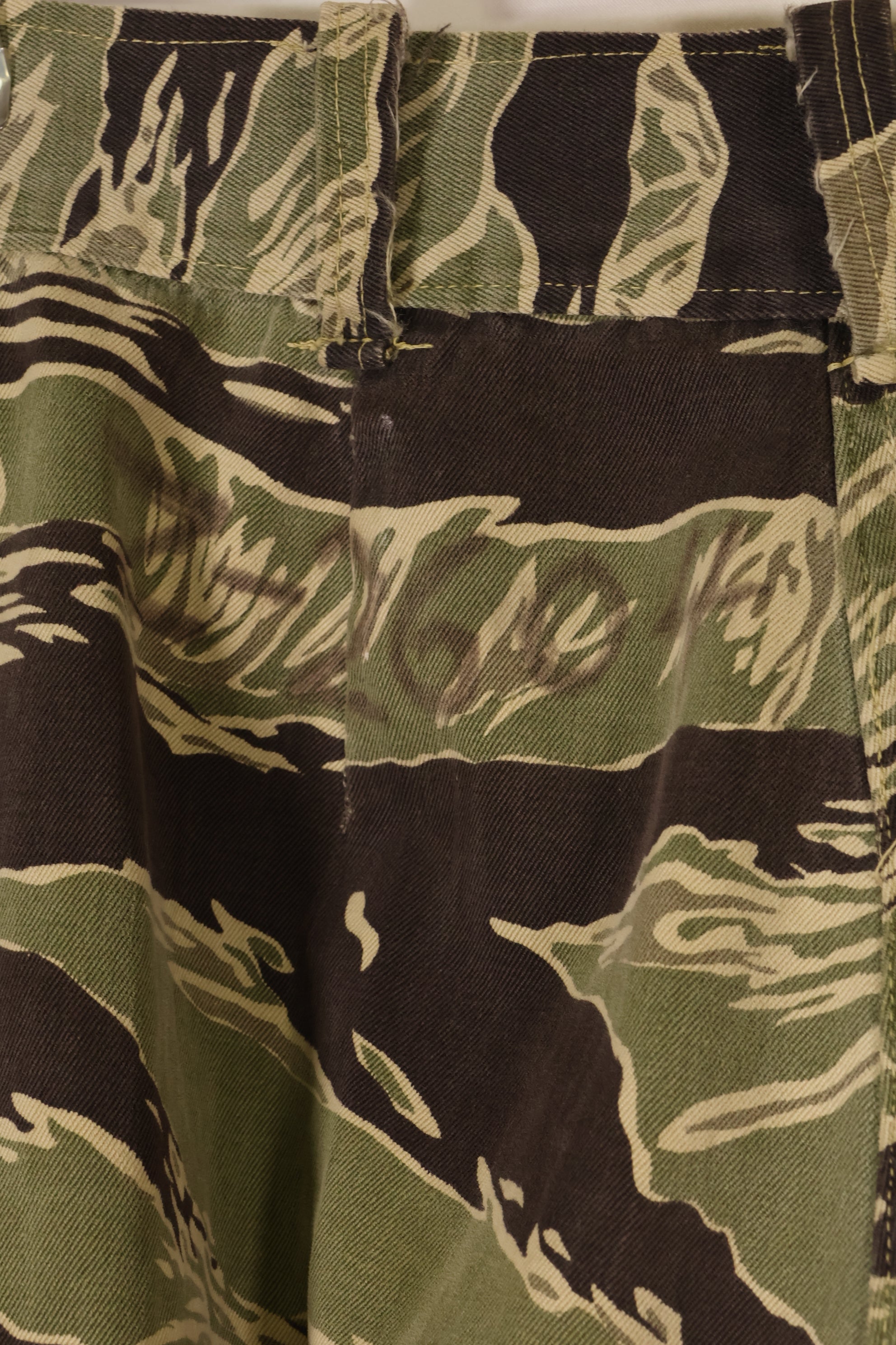 Mid-1960s, Okinawa Tiger Pattern, Asian Cut, Tiger-Stripe Pants, Secondhand