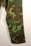 Late 1960s, Size 34–36, ERDL Leaf Camo, Non-Ripstop Fabric, Utility Cut Pants, Used