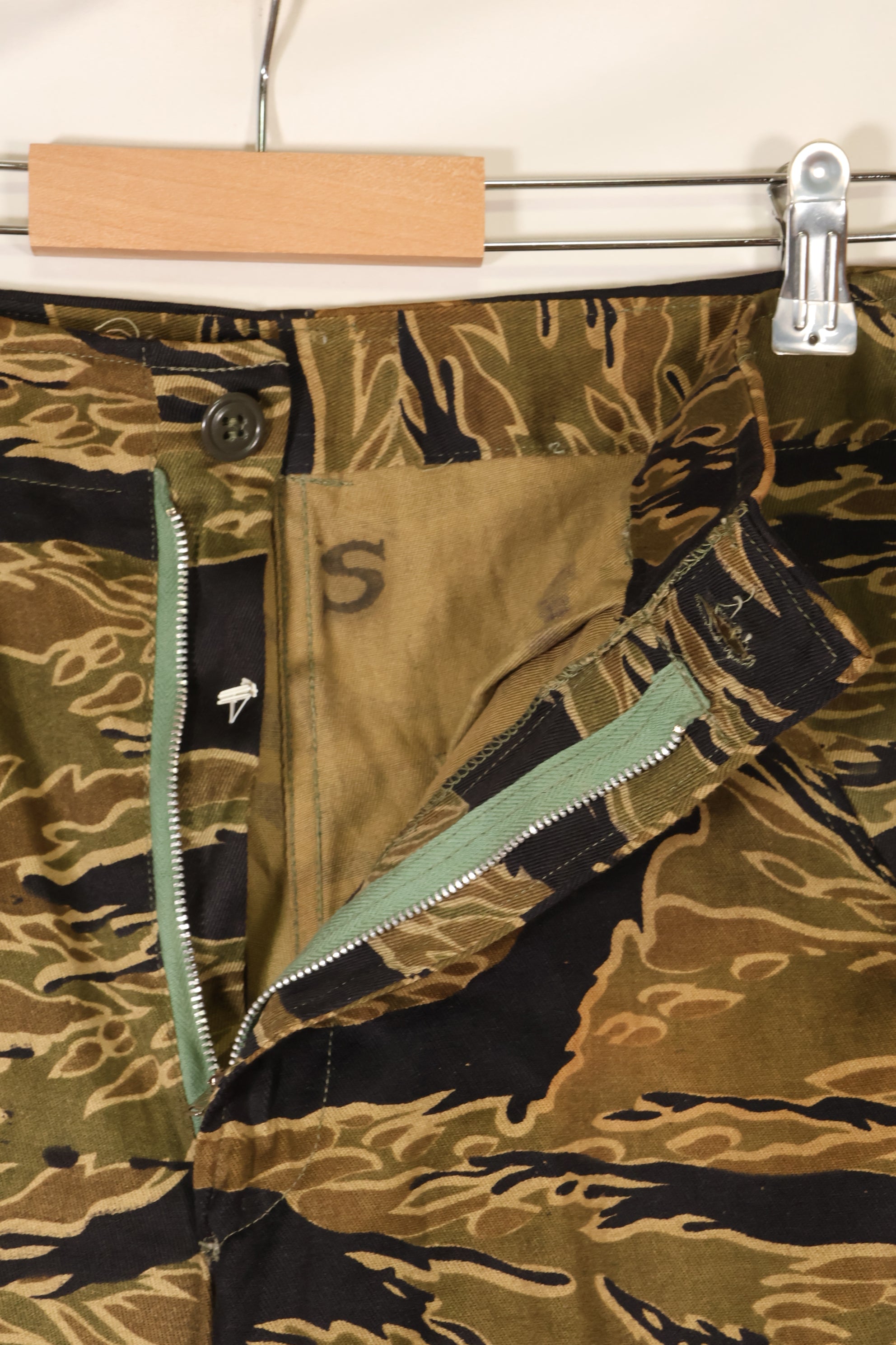 Late 1960s, Deadstock, Gold Tiger, Tiger Stripe, US Cut, Pants, Size tag missing