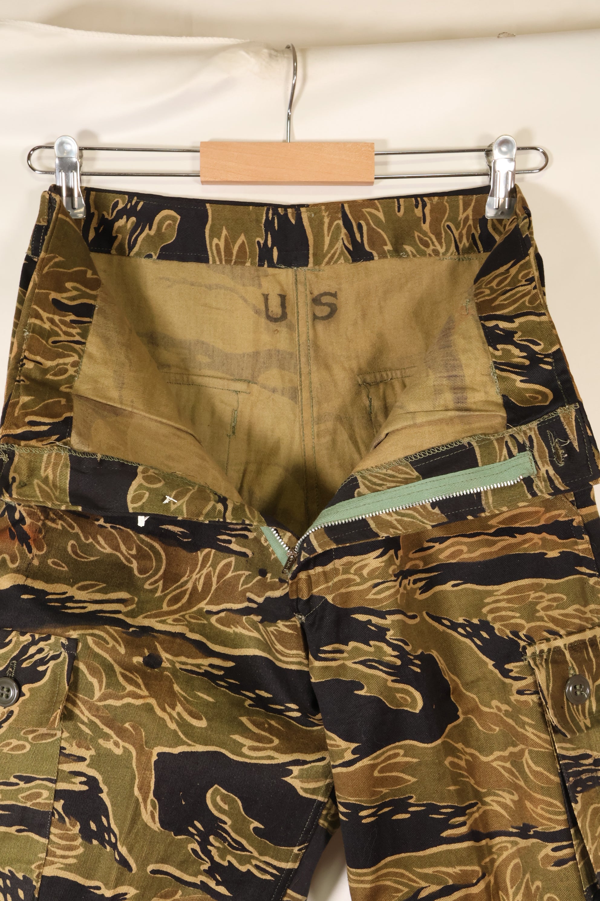Late 1960s, Deadstock, Gold Tiger, Tiger Stripe, US Cut, Pants, Size tag missing