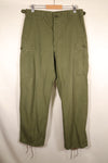 1963–64 Contract—Presumed M-R 1st Model Jungle Fatigue Pants—No Tag—Used