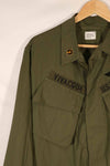 Real 1966-1967 3rd Model Jungle Fatigue Jacket M-R with USAF insignia