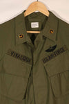 Real 1966-1967 3rd Model Jungle Fatigue Jacket M-R with USAF insignia