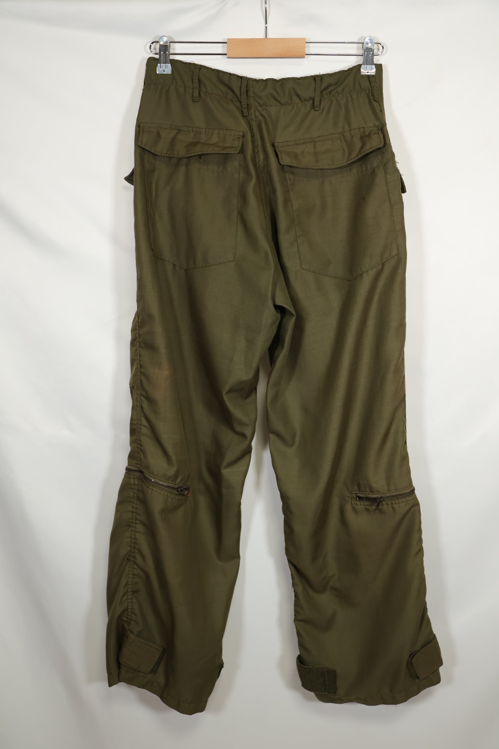 1971 Helicopter Pilot Flame Retardant Material Pants NOMEX S-R Used