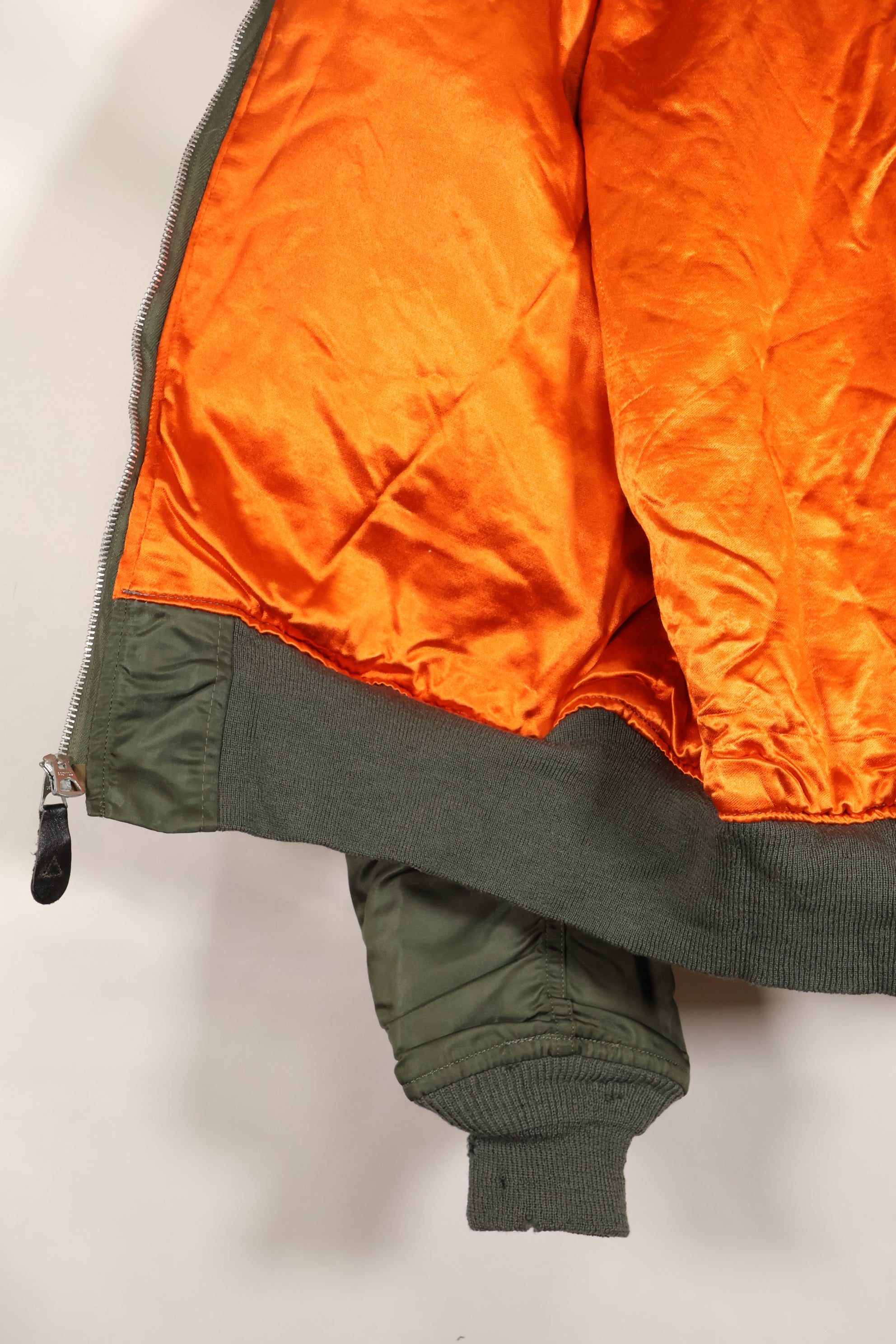 1970 Contract MEDIUM USAF L-2B Flight Jacket, Light Zone, Worn by Bill Eveland, Good Condition