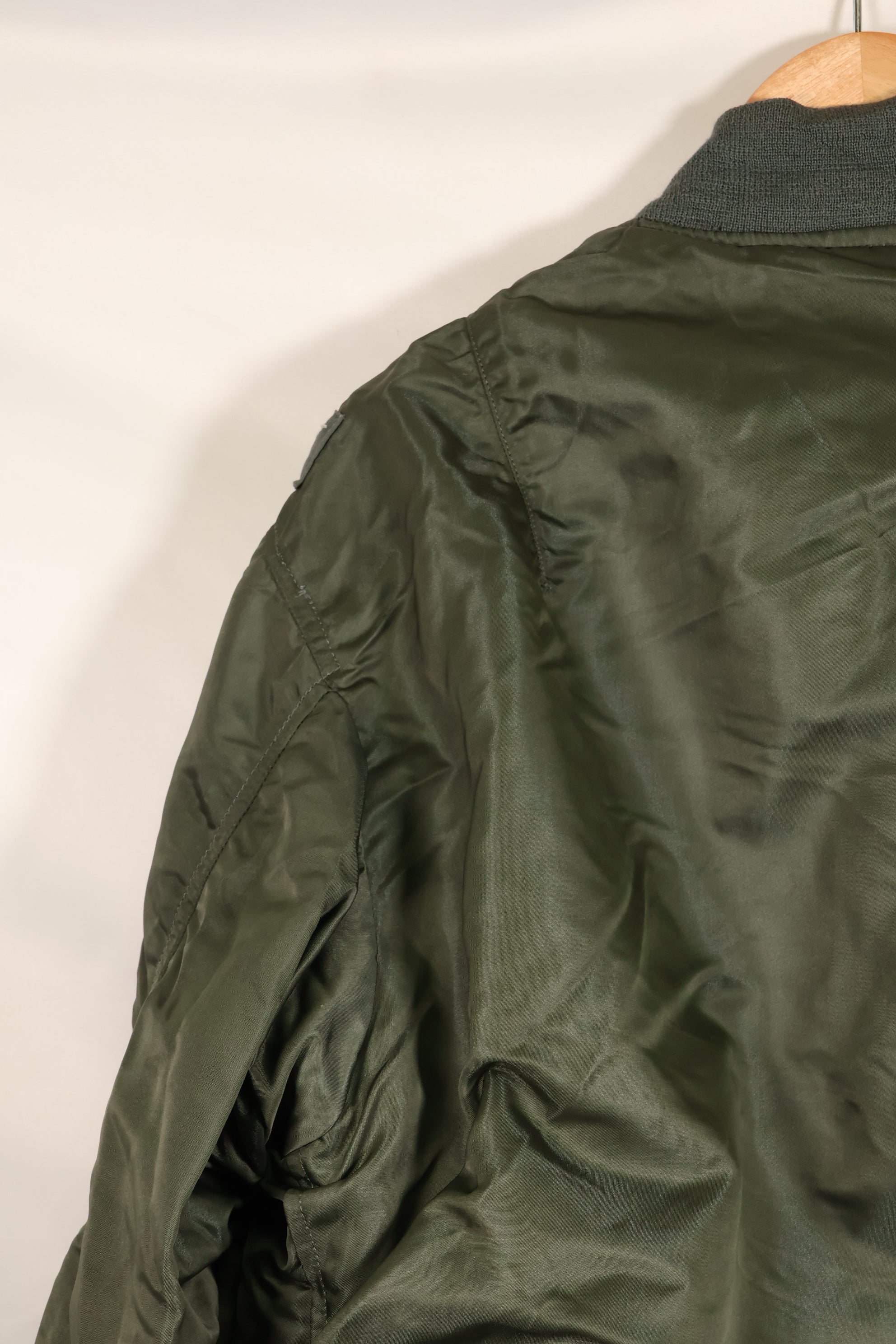 1970 Contract MEDIUM USAF L-2B Flight Jacket, Light Zone, Worn by Bill Eveland, Good Condition