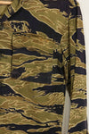 1960s Gold Tiger Tiger Stripe shirt Asian cut, no stamp, good used condition