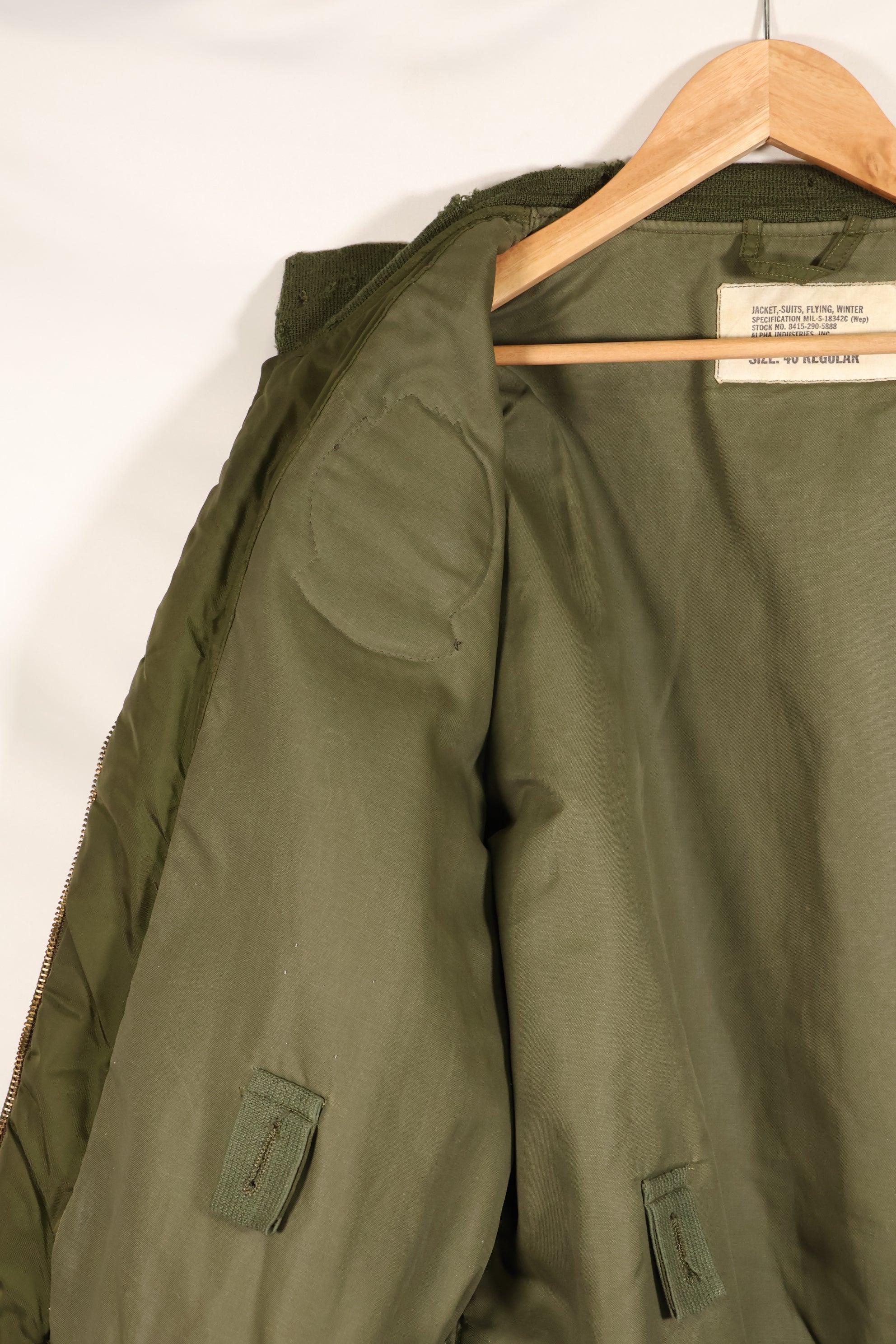 1974 Contract, 46R, U.S. Navy, G-8 WEP Jacket, TOP GUN Instructor Jacket, Used