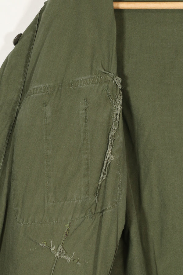 Real 2nd Model Jungle Fatigue Jacket, repaired, not faded