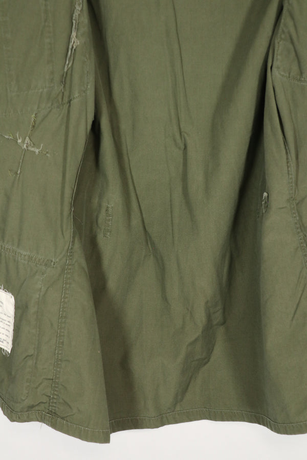 Real 2nd Model Jungle Fatigue Jacket, repaired, not faded