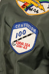 1981 Contract, LARGE, U.S. Navy, CWU-36P Flight Jacket, With Patches, Like-New Condition