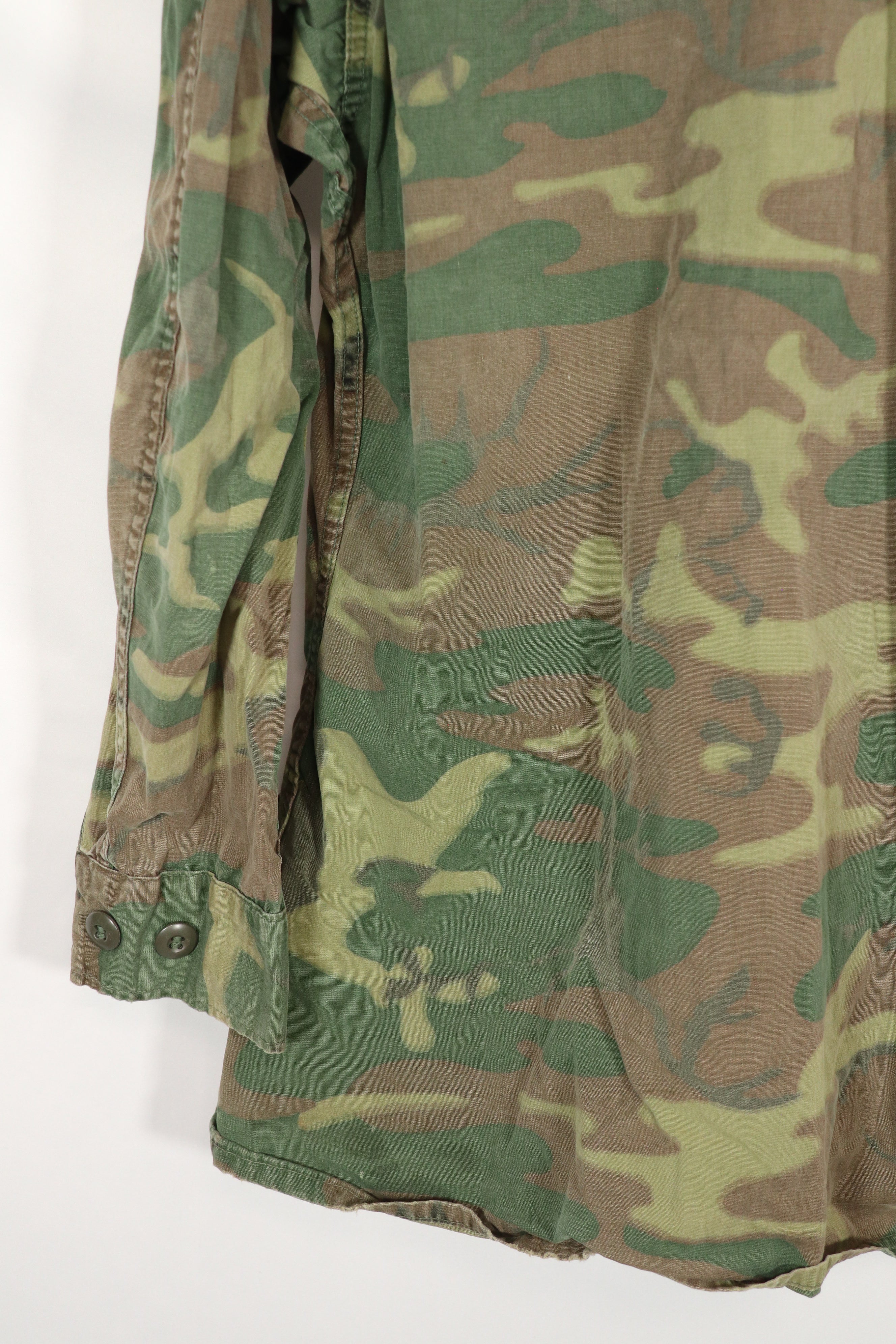 Real ERDL non ripstop jungle fatigues jacket, used, scratches, etc. A